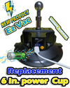 ⚡️EzVac⚡️6 inch Replacement Suction Cup for THE GRIP