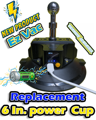 ⚡️EzVac⚡️6 inch Replacement Suction Cup for THE GRIP